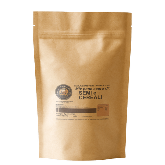 Mix pane ai cereali scuro